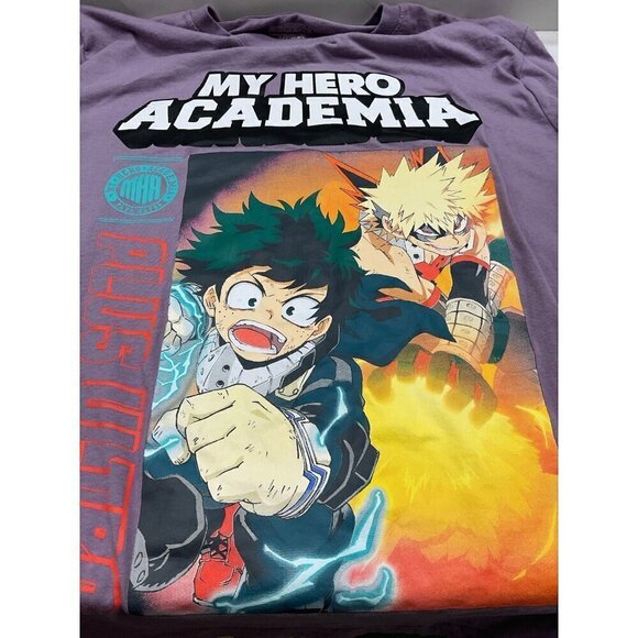 My Hero Academia Purple Long Sleeve Shirt XXL - Picture 3 of 5